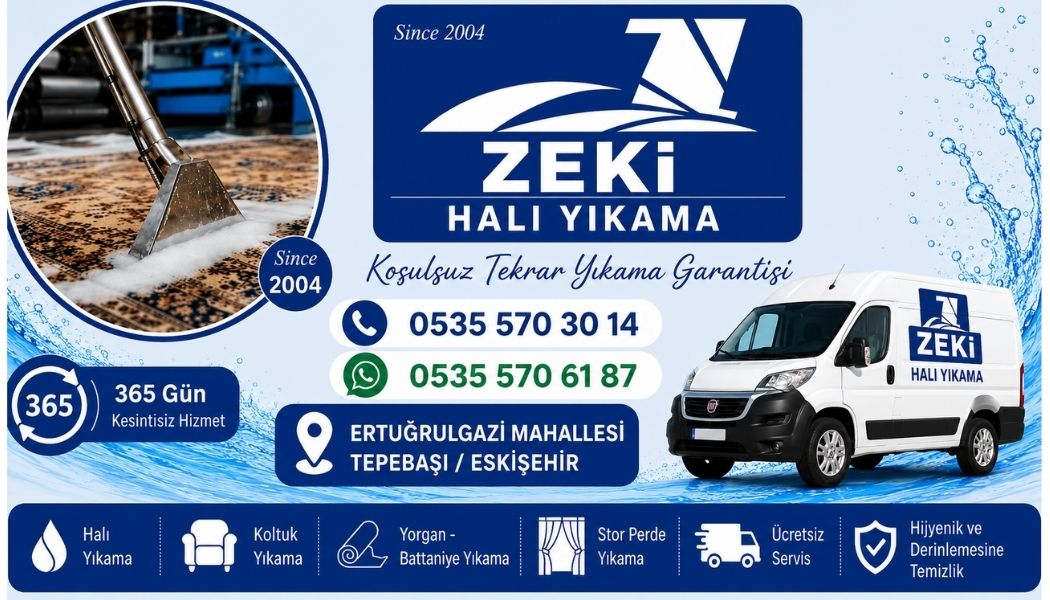 Tepebaşı Ertuğrulgazi Mahallesi halı yıkama